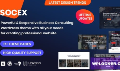 Premium WordPress Theme name: Socex