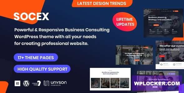 Premium WordPress Theme name: Socex