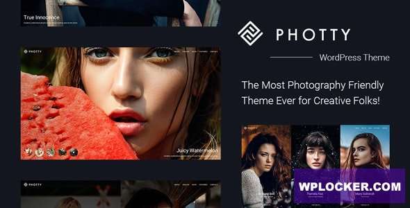 Premium WordPress Theme name: Photty