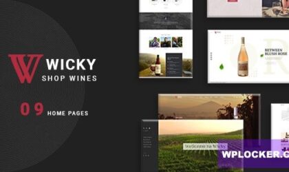 Premium WordPress Theme name: Wicky