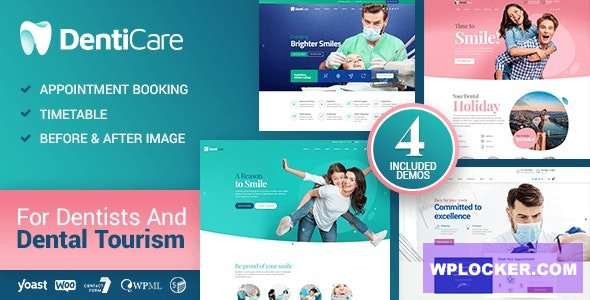 Premium WordPress Theme name: DentiCare