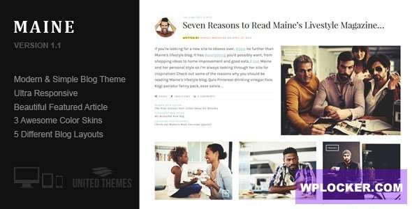 Premium WordPress Theme name: Maine