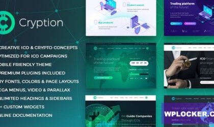 Premium WordPress Theme name: Cryption