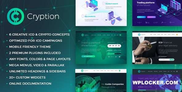 Premium WordPress Theme name: Cryption