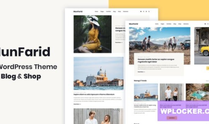 Premium WordPress Theme name: Munfarid