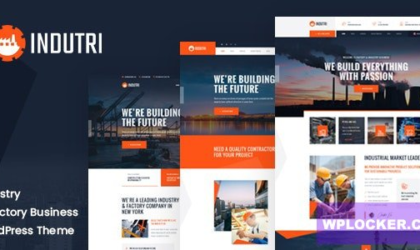 Premium WordPress Theme name: Indutri