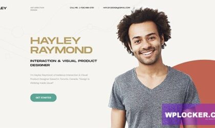 Premium WordPress Theme name: Hayley