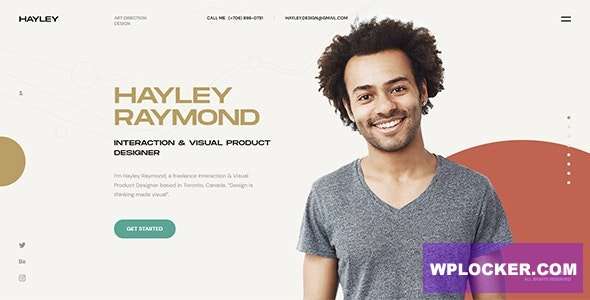 Premium WordPress Theme name: Hayley