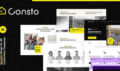 Premium WordPress Theme name: Consto