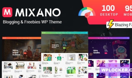 Premium WordPress Theme name: Mixano