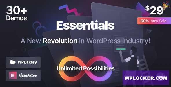 Premium WordPress Theme name: Essentials