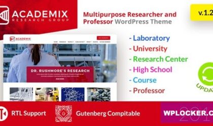 Premium WordPress Theme name: Academix