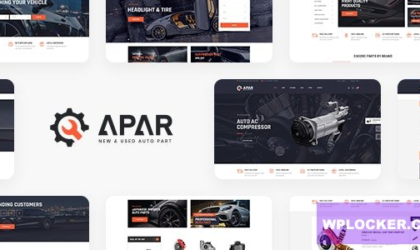 Premium WordPress Theme name: Apar