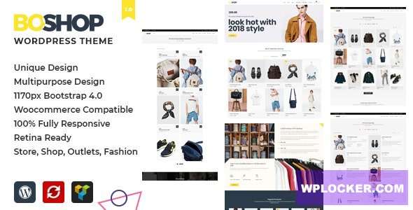 Premium WordPress Theme name: BoShop