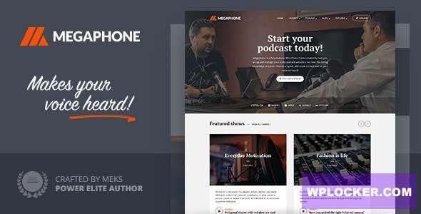 Premium WordPress Theme name: Megaphone