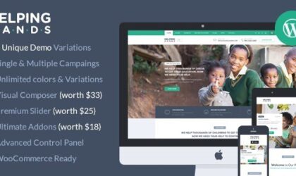 Premium WordPress Theme name: HelpingHands
