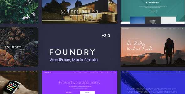 Premium WordPress Theme name: Foundry