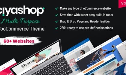 Premium WordPress Theme name: CiyaShop