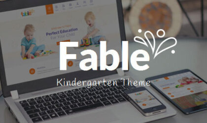 Premium WordPress Theme name: Fable