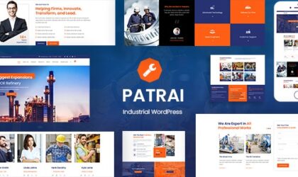 Premium WordPress Theme name: Patrai