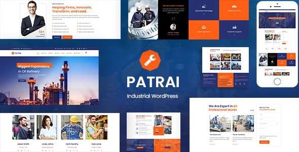 Premium WordPress Theme name: Patrai