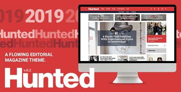 Premium WordPress Theme name: Hunted