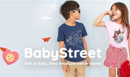 Premium WordPress Theme name: BabyStreet