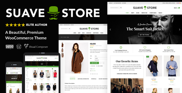 Premium WordPress Theme name: Suave