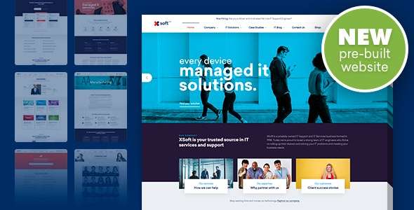 Premium WordPress Theme name: Nanosoft