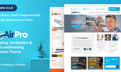 Premium WordPress Theme name: AirPro