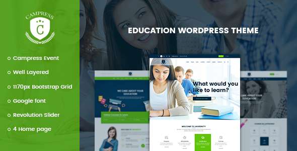 Premium WordPress Theme name: Campress