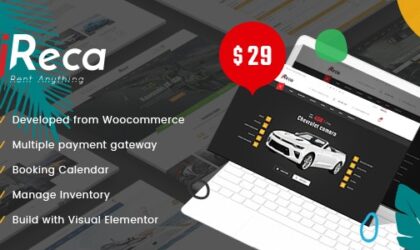 Premium WordPress Theme name: Ireca