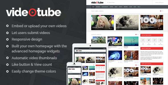 Premium WordPress Theme name: VideoTube