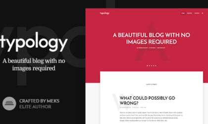 Premium WordPress Theme name: Typology