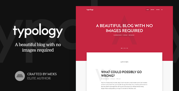 Premium WordPress Theme name: Typology