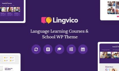 Premium WordPress Theme name: Lingvico