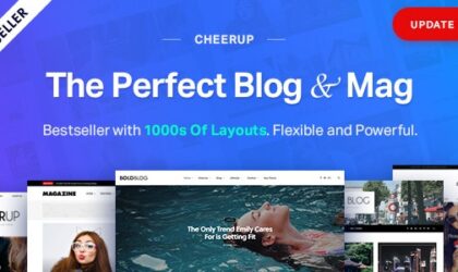 Premium WordPress Theme name: CheerUp