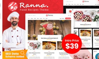 Premium WordPress Theme name: Ranna