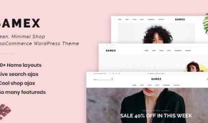 Premium WordPress Theme name: Samex