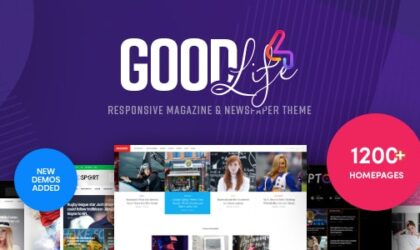 Premium WordPress Theme name: GoodLife