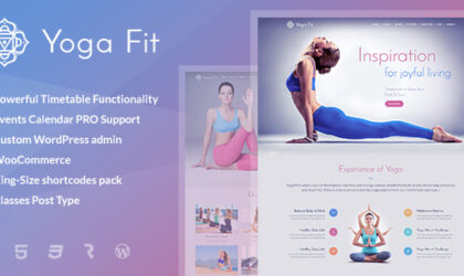 Premium WordPress Theme name: Yoga