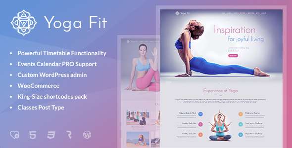 Premium WordPress Theme name: Yoga