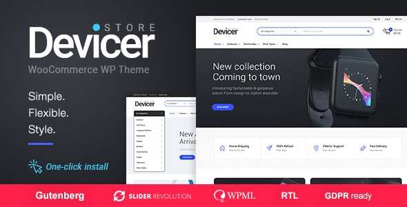 Premium WordPress Theme name: Devicer