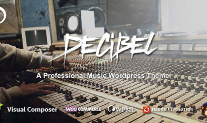 Premium WordPress Theme name: Decibel