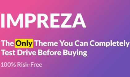 Premium WordPress Theme name: Impreza