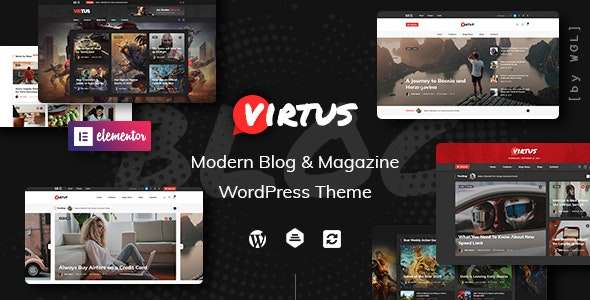 Premium WordPress Theme name: Virtus