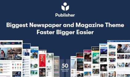 Premium WordPress Theme name: Publisher