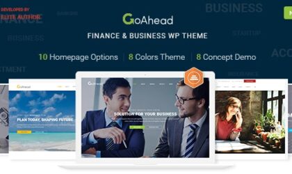 Premium WordPress Theme name: GoAhead