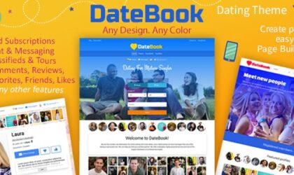 Premium WordPress Theme name: DateBook