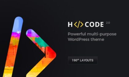 Premium WordPress Theme name: H-Code